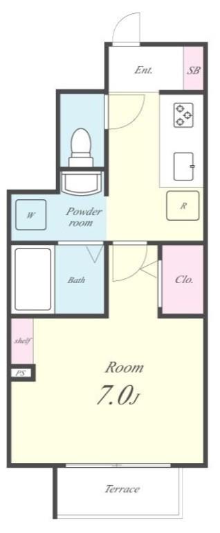 ペルル ラヴィ 間取り図