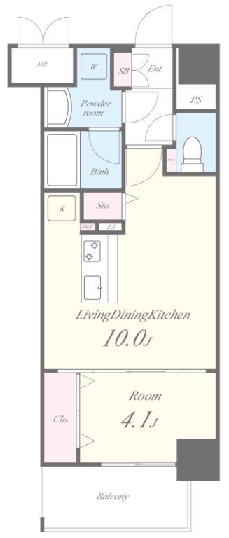サンセール双葉町 間取り図