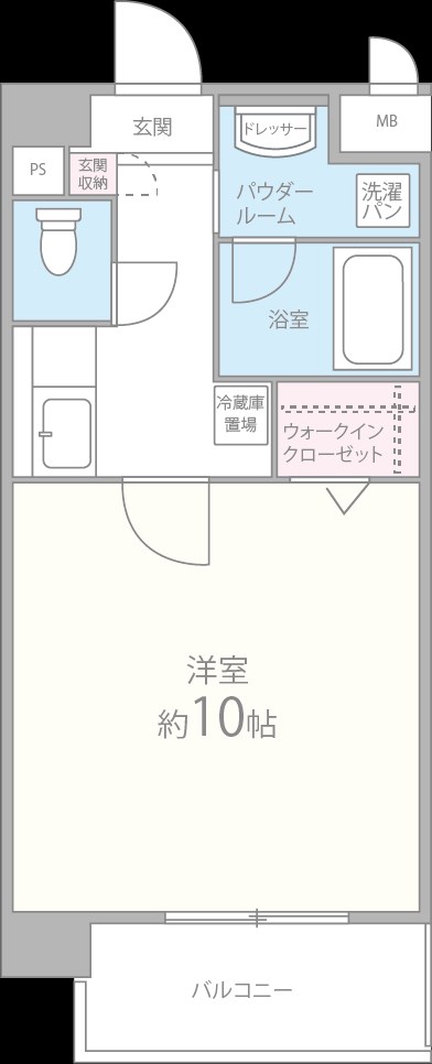ベルメゾン・エグレット 間取り図