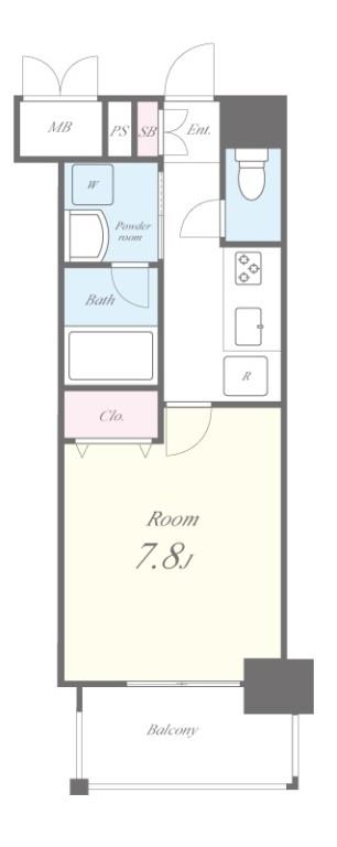 WISTARIA柳橋 間取り図