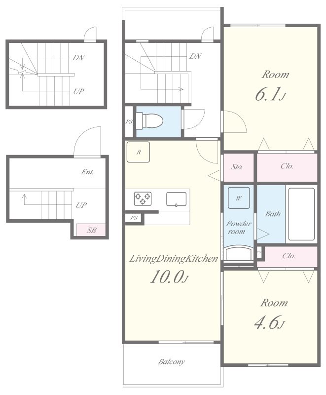 Y&amp;rsquo;sテラス 間取り図