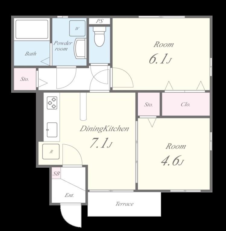 コンフォート・ホームズ 間取り図