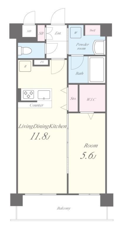 WISTERIA(ウェスタリア) 間取り図