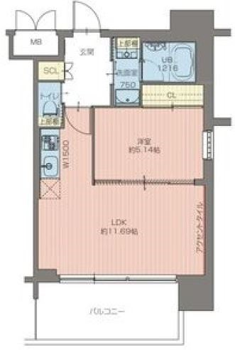 プレジオ荒本新町 間取り図