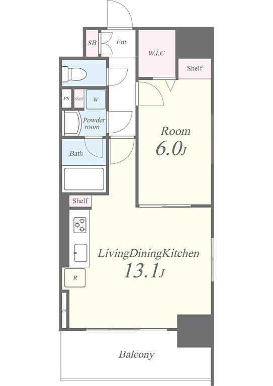 キャナルテラス品川 間取り図