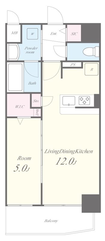 リュエルうめきた 間取り図