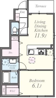 テスタ ネーラ 間取り図