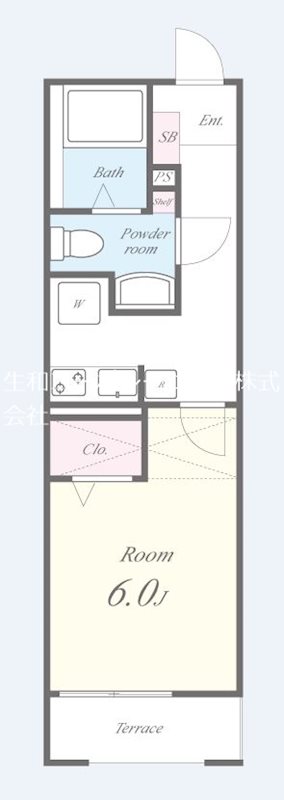 エスペランサ483 102号室 間取り
