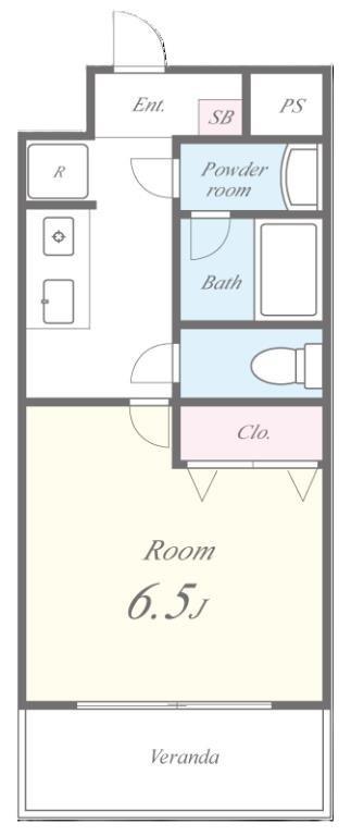 シロハイヌ門真 間取り図