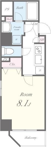 LUKICIA神楽坂 間取り図