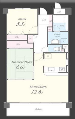 フェリーチェ加美 間取り図