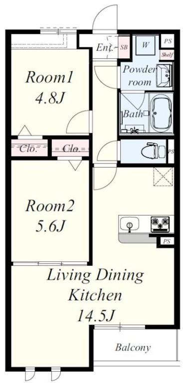 カシータ・ソル 間取り図
