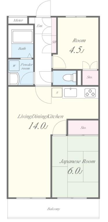 目黒都立大レジデンス 間取り図