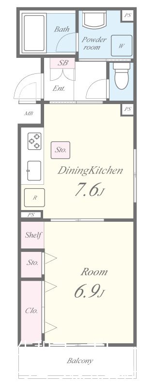 メゾン ド シェンヌ 間取り図