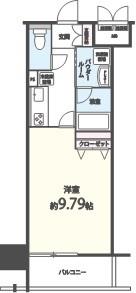 シエル新堀 間取り図