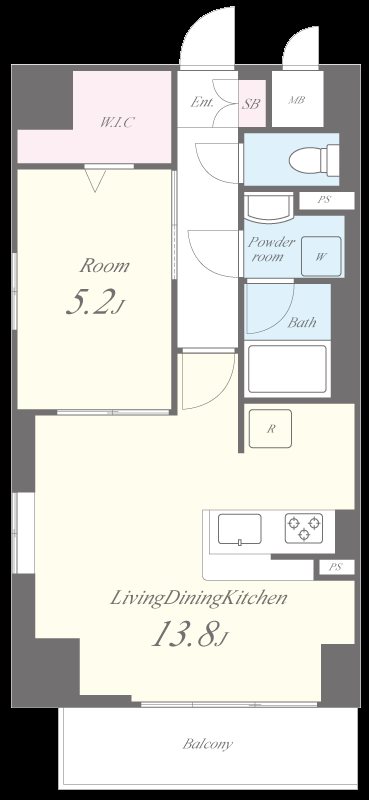 クレストソシア 間取り図
