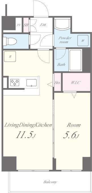 ブランエール戸越 間取り図