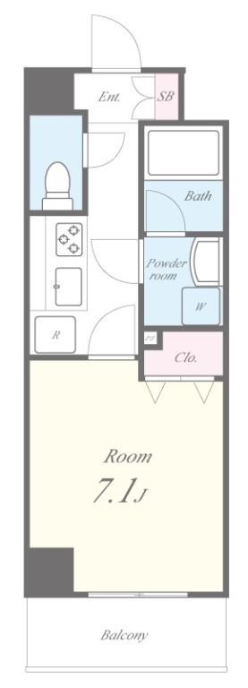 ポルタフォルトゥーナ 間取り図