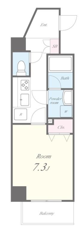 ポルタフォルトゥーナ 間取り図