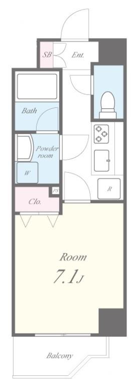 ポルタフォルトゥーナ 間取り図