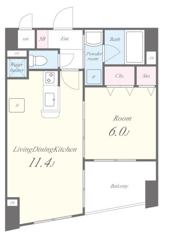 エリアM 間取り図