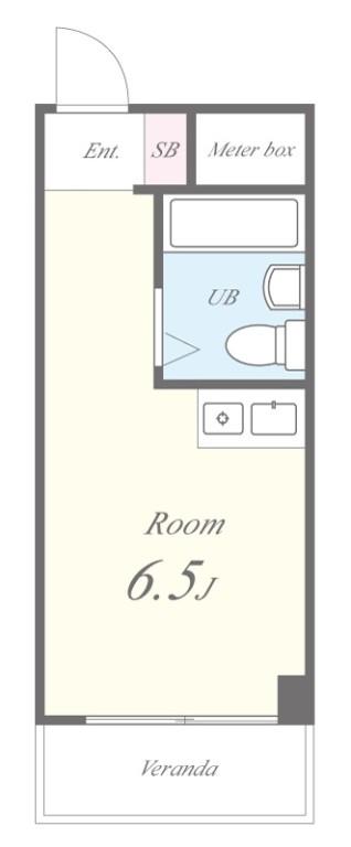 ホワイトシャトル柿の木坂 間取り図