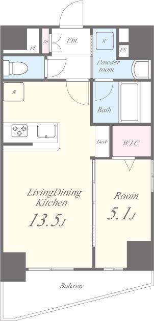 プラナ北上野 間取り図