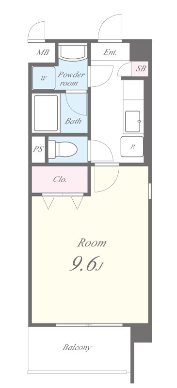 フローリッシュ(東淀川) 302号室 間取り