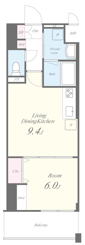 ラフィシア関内 間取り図