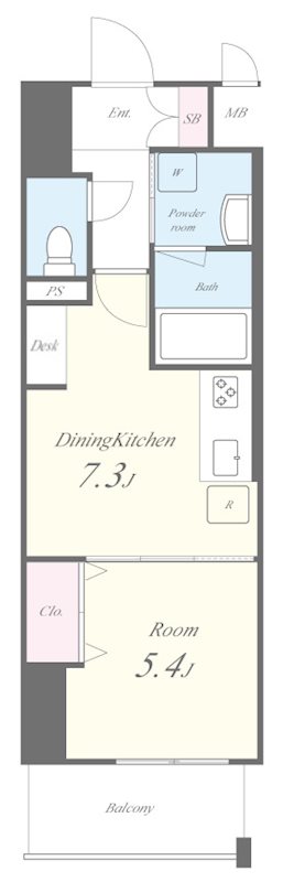 ラフィシア関内 間取り図
