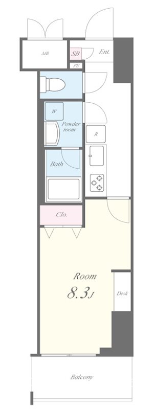 ラフィシア関内 間取り図