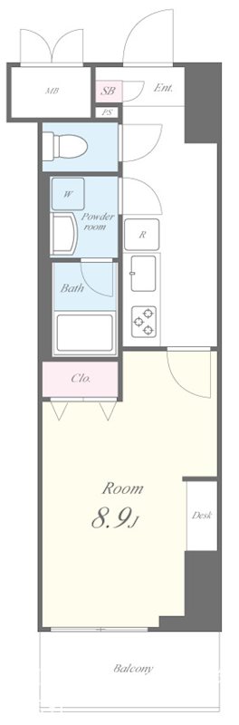 ラフィシア関内 間取り図