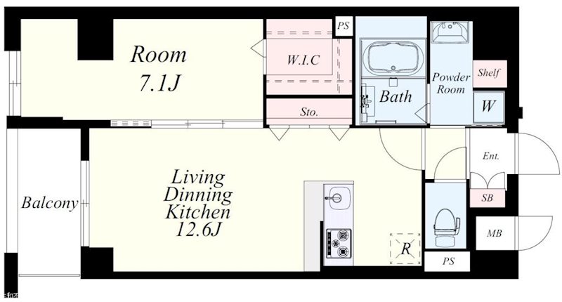 ベルコルティーレ 間取り図