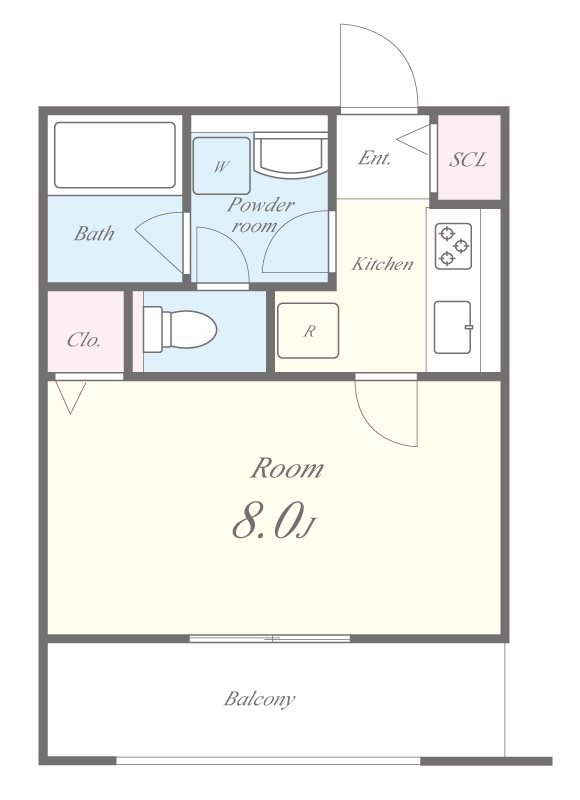 シルバニア京都山ノ内 間取り図