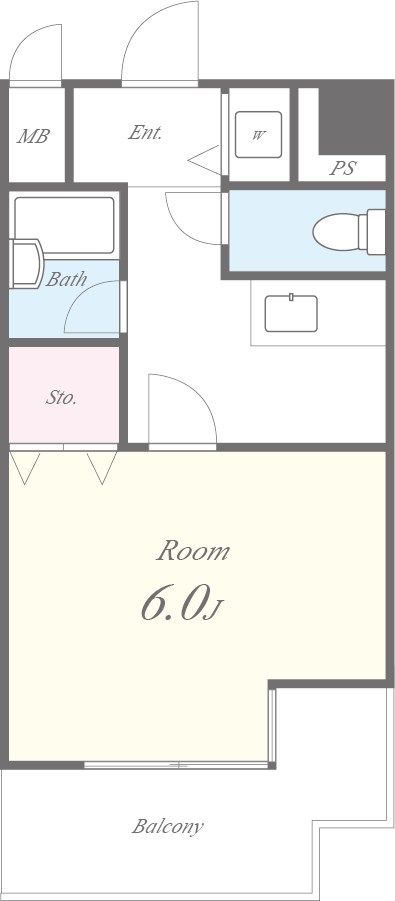 メルベーユ藤戸 間取り図