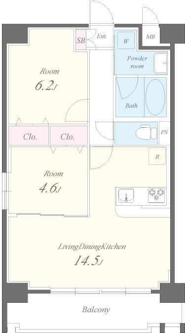 モンテジョア 間取り図