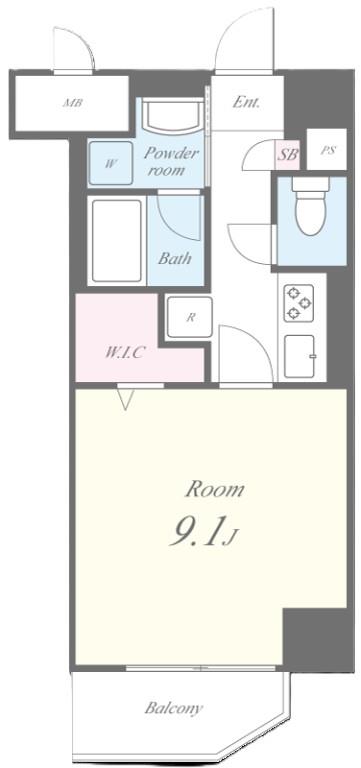 アルシェ新宿 間取り図
