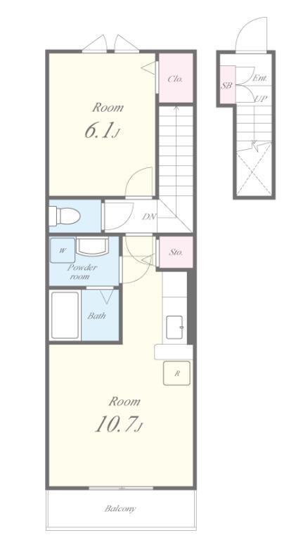 シュロス しらさぎ 間取り図