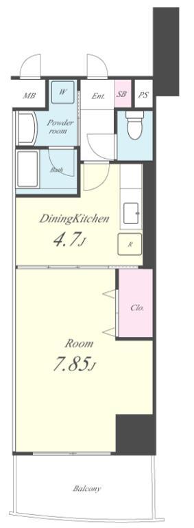 メルベーユコート 間取り図