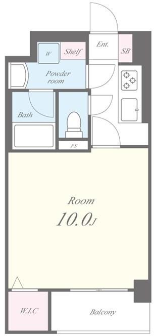 アビティ南大井Ⅰ 間取り図
