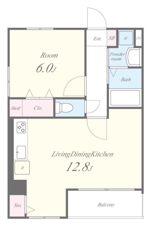 ル･クール碑文谷 間取り図