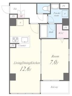 コスモス江古田 間取り図