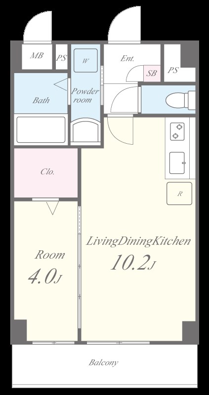 ERIGER T tomigaya 間取り図