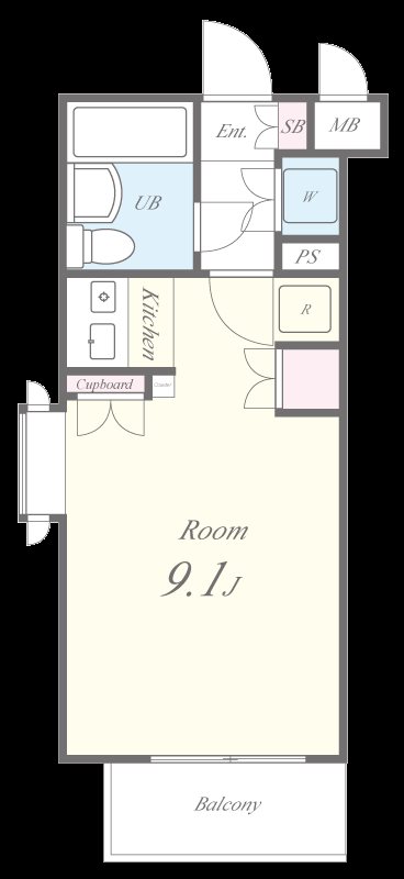 リラッサ柴又 間取り図