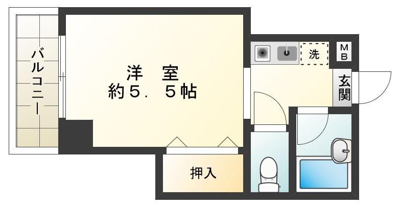勝どき第三関根ビル 間取り図