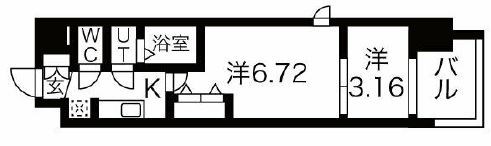 スプランディット荒本駅前DUE 間取り図