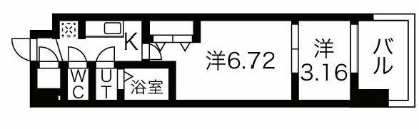 スプランディット荒本駅前DUE 間取り図