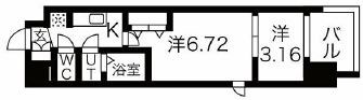 スプランディット荒本駅前DUE 間取り図