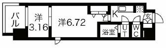 スプランディット荒本駅前DUE 間取り図