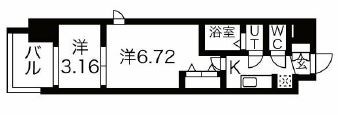 スプランディット荒本駅前DUE 間取り図